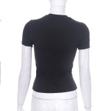 EVE Short Sleeve Sim Solid T Shirt GSZM-M23TP001