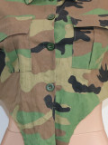 EVE Camouflage Printed Casual Jacket Coat SH-390917