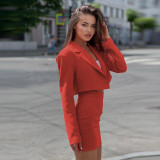 EVE Fashion Short Blazer And Skirt Two Piece Set BLG-S2810079K