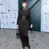 EVE Fashion Slim Bandage Long Sleeve Maxi Dress BLG-D3814013K