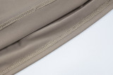 EVE Single Shoulder Long Sleeve Crop Tops 2 Piece Skirt Set BLG-S2810040K