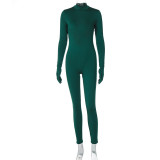EVE Solid Color Backless Slim Jumpsuit BLG-P3A14663A