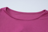 EVE Long Sleeve Solid Color Maxi Dress BLG-D3B14895A