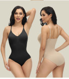 EVE Solid Color Sling Shaping Bodysuit GYWU-621044