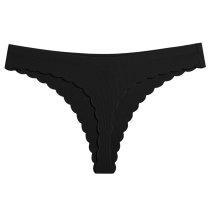 EVE Solid Color Sexy Ice Silk Sports Thong GYWU-T816