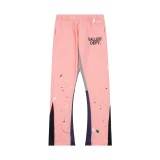 EVE Letter Spatter Ink Graffiti Print Patchwork Casual Pants DF-018