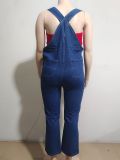 EVE Letter Embroidered Back Jeans GAKF-A31210