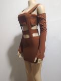 EVE Sexy Hollow Out Sling Mini Dress GAKF-A31216