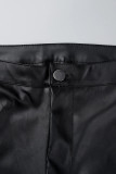 EVE Casual High Waist PU Leather Pant GSMJ-6946