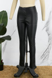 EVE Casual High Waist PU Leather Pant GSMJ-6946