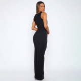 EVE Sexy Sleeveless Print Slim Midi Dress GDSF-C23DS049