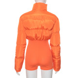 EVE Cotton-padded Clothes Tight Romper GDSF-K23RP476