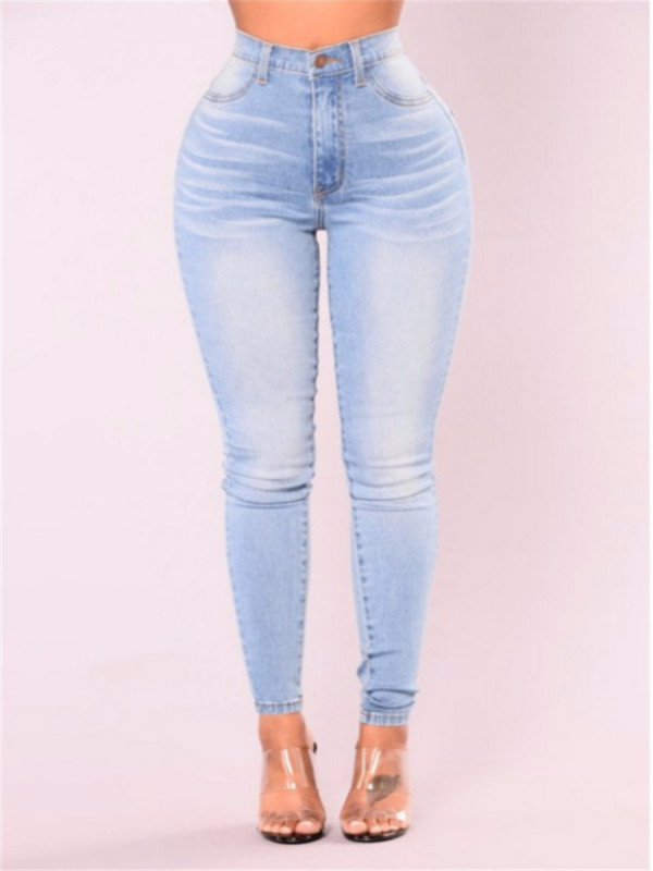 EVE High Waist Casual Pencil Jeans GXJF-0790