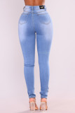 EVE Solid Color Casual Slim Jean GXJF-Amy30-6338xt1689