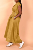EVE Solid Sleeveless Loose Maxi Dress BGN-302