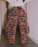 EVE Casual Camouflage Print Wide Leg Pants YMT-6389