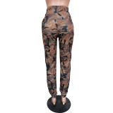 EVE Camouflage Print Patchwork Pant BGN-127