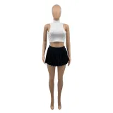 EVE Solid Color Sexy Mini Pleated Skirt ANDF-1347