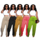 EVE Casual Flannel Wide Leg Pants TR-1296