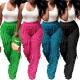 EVE Mesh Wave Ruffle Wide Leg Pants GFDY-1260