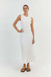 EVE Knits Sleeveless Solid Color Maxi Dress GFQS-1213-1