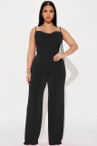 EVE Low-cut Ruched Sexy Tie Jumpsuit ME-8495