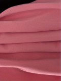EVE Color Block Sleeveless Irregular Belt Midi Dress YUF-10083