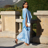 EVE Sexy Off Shoulder Tops And Long Skirt Suit MUE-8058