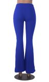 Solid Skinny Fitness Running Flared Pants MZ-2859