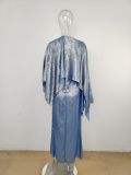 EVE Sexy Off Shoulder Tops And Long Skirt Suit MUE-8058