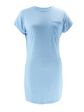 EVE Solid Color Fashion Casual Dress SFY-407