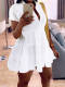 EVE Casual Solid Short Sleeve Loose Dress SFY-415