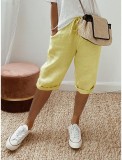 EVE Casual Solid Color Five-minute Pants GYSM-W0739