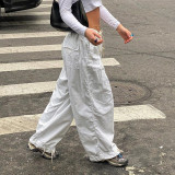 EVE Drawstring Fashion Wide Leg Casual Pants GYSM-W0508