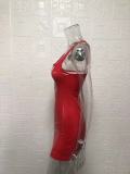 EVE Sexy Sleeveless Faux Leather Zipper PU Dress GYSM-W0315