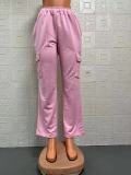 EVE Casual Solid Color Sport Loose Pants GYSM-W0710