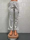 EVE Casual Solid Color Sport Loose Pants GYSM-W0710