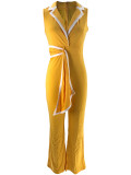 EVE Fashion V-neck Sleeveless Slim Jumpsuit SFY-2769
