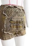 EVE Embroidered Zipper Half-body Skirt CH-88015