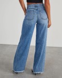 EVE Loose Denim Fashion Wide Leg Jeans GYAN-32150