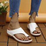EVE Slope Heel Over Toe Sandal GYUX-6188