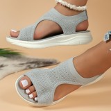 EVE Open Toe Flyweave Sport Roman Sandals GYUX-5775