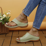 EVE Slope Heel Over Toe Sandal GYUX-6188