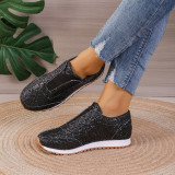 EVE Sequins Solid Color Sneakers GYUX-31231