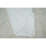 EVE Sexy Backless Lace Up Long Top Two Piece Pants Set YF-10722