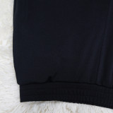 EVE Sexy Backless Lace Up Long Top Two Piece Pants Set YF-10722