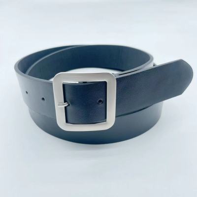 EVE Fashion Square Buckle PU Simulation Leather Belt GHQB-005533