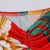 EVE Long Sleeve Off Shoulder Irregular Split Maxi Dress FSXF-85