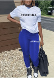 EVE Casual Short Sleeve Print Pants 2 Piece Set GDNF-N8000E3A