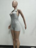 EVE Casual Sleeveless Backless Halter Romper NYF-8171